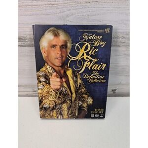 Ric Flair‎ DVD Video Unisex One Size Blue WWE Wrestling Nature Boy Definitive